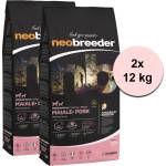 Alleva NEO BREEDER кучешка храна за възрастни средни и големи породи свинско 2 x 12 кг
