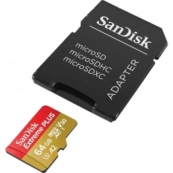 Image 1 of SanDisk Extreme Plus microSDXC 64GB (SDSQXBU-064G-GN6MA)