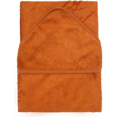 TIMBOO Osuška s kapucňou 75x75 cm Inca Rust