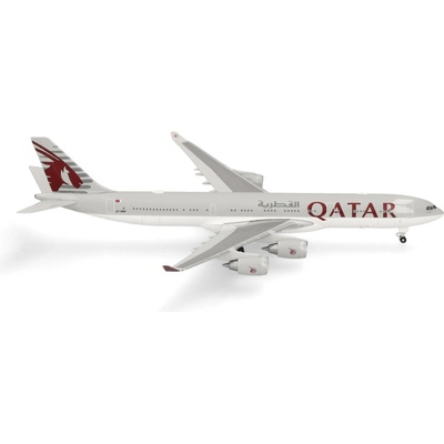 Herpa A340-541 Qatar Amiri Flight Named Qatar 1:500