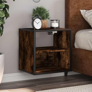 vidaXL Стенно нощно шкафче опушен дъб 40x31x39, 5 cm (848748)