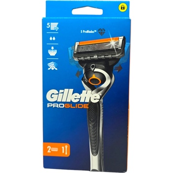Gillette самобръсначка, Fusion 5 , Proglide, Дръжка 1 брой, Ножче 2 брой