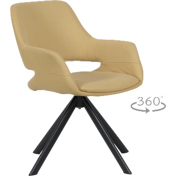 Carmen Трапезен стол devon - жълт sf 1