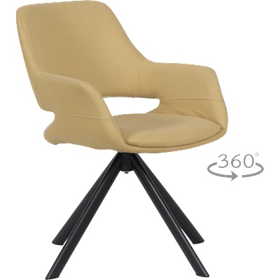 Carmen Трапезен стол devon - жълт sf 1