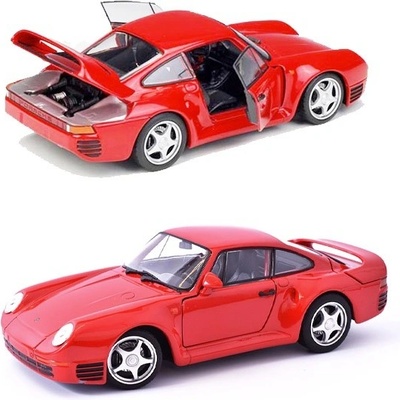 Welly Porsche 959 Červená 1:24