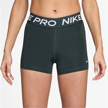 Nike Дамски къси панталони Nike Pro Three Inch Shorts Womens - Seaweed/White