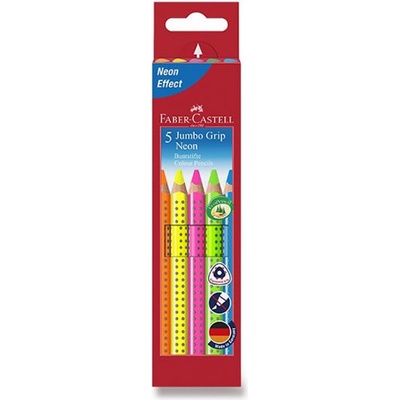 Faber-Castell 110994 Jumbo Grip Neon 5 farieb