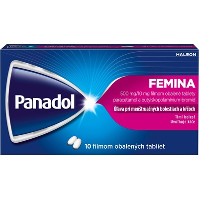 Panadol Femina tbl.flm.10 x 500 mg/10 mg