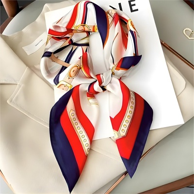 HARAHU Шал ur-38934 - Тип2 / Тъмносин / Червен kp38934 (ur-38934)