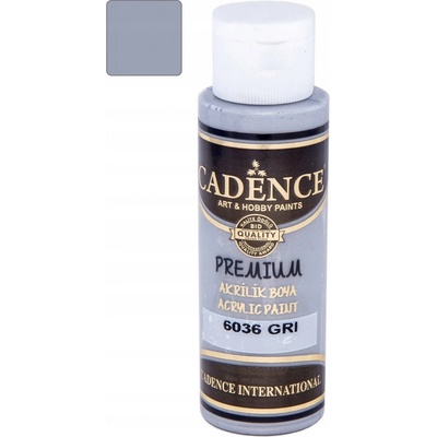 Akrylová barva Cadence Premium 70 ml šedá – Zboží Mobilmania