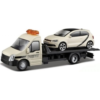 Bburago Car Hauler a VW Polo GTI 1:43