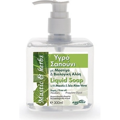 Mastic & Herbs tekuté mýdlo s mastichou a BIO Aloe Vera 300 ml