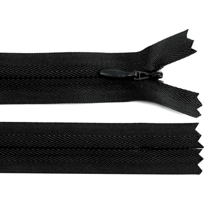 Stoklasa Spirálový zip skrytý No 3 délka 35 cm Balení: 1 ks, Varianta: 322 černá 322 černá