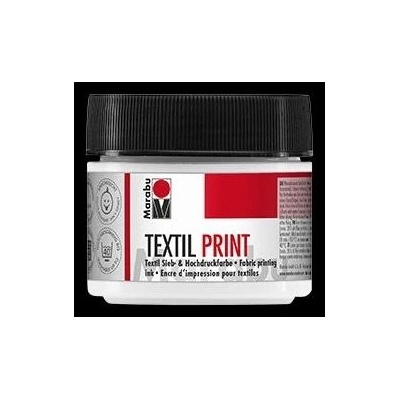 Marabu textilní barva na sítotisk a linoryt/bílá 100 ml
