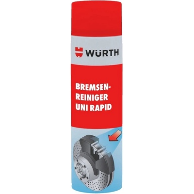 Würth Čistič bŕzd Uni rapid 500ml