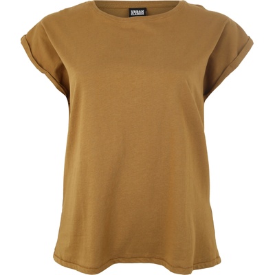 Urban Classics Тениска жълто, размер XS