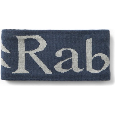 Rab Knitted Logo Headband tempest blue/light zinc