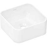 Hansgrohe Xuniva Q - Умивалник за монтаж върху плот, 30x30 см, без преливник, бял 60167450 (60167450)