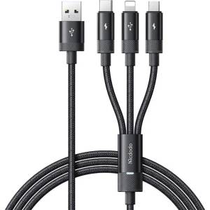 Mcdodo 3в1 кабел Mcdodo CA-5790, USB към USB-C / Lightning / Micro-USB, 3.5A (CA-5790)