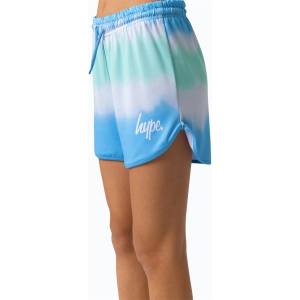Hype Поларени къси панталони Hype Blur Fleece Jogger Shorts - Mint/Blue