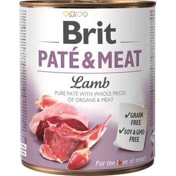 Brit Paté & Meat Lamb 6 x 0,8 kg