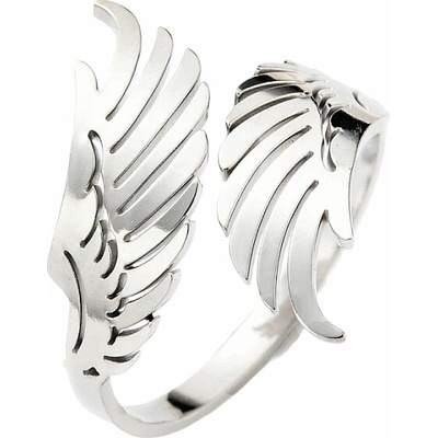 Nefertitis Dámský ocelový prsten Andělská křídla NF56181