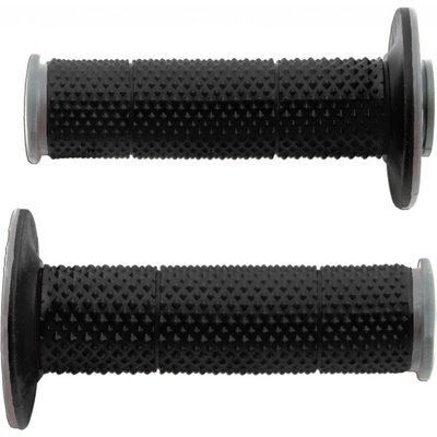 Gripy Full Diamond (dvojvrstvové, extra mäkké), RTECH (čierno-šedé, pár, dĺžka 116 mm)