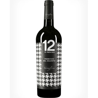 Varvaglione del Salento "12 e mezzo" IGP Primitivo suché červené 2022 12,5% 0,75 l (čistá fľaša)