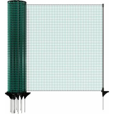 Univerzální zelená ohradníková síť, nevodivá FIX, délka 20 m, výška 120 cm
