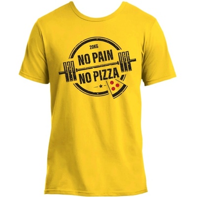 FITNESS 1 T-Shirt No Pain - No Pizza XL