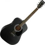 Cort AF510E Black Satin Електро-акустична китара Дреднаут