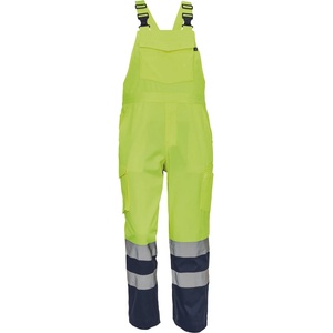 CERVA Работни панталони cerva ciudades lorca hv / hi-vis с нагръдник - тъмносин/hv жълт 50 (0353000472050)
