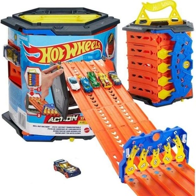 Hot Wheels HGK41 Rozkládací 5-pásmová sada závodních tratí autíčko MATTEL