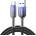 JOYROOM Кабел за данни JOYROOM CRYSTAL-CLEAR USB - Type-C, 120 см, ЧЕРЕН S-A42_U_C_B (S-A42_U_C_B)