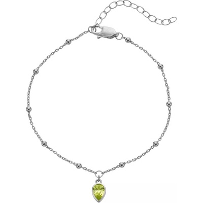 Hot Diamonds Strieborný náramok pre ženy narodené v auguste Silver Whisper SWB032