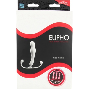 Aneros Eupho Trident - простатен дилдо (бял)