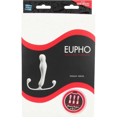 Aneros Eupho Trident - простатен дилдо (бял)