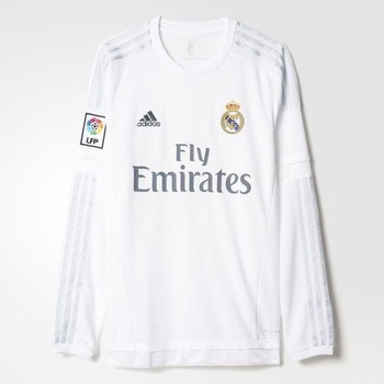 adidas Real Madrid Home shirt 2015 2016 Long Sleeve White