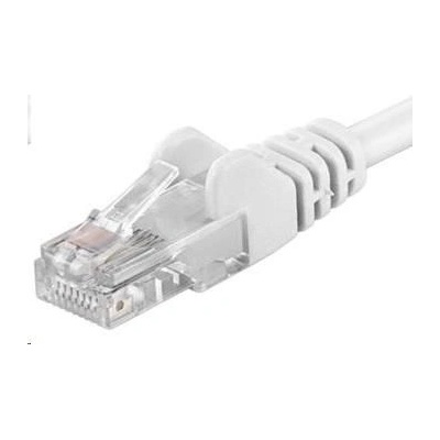 PremiumCord sputp005W Patch, UTP, CAT5E, RJ45-RJ45, 0.5m, bílý