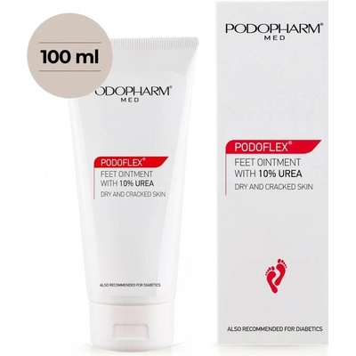 PODOPHARM PODOFLEX mast na chodidla s 10% UREY 100 ml