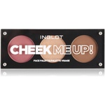 Inglot Face Palette хайлайтър, бронзър и руж цвят Cheek Me Up! 7.2 гр