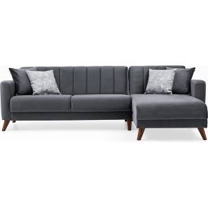 Dogtas ЪГ. ХОЛНА ГАРНИТУРА loft ТЪМНО СИВ 265/81/80 (30hfloft003-1)