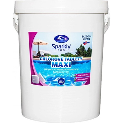 Sparkly POOL Chlórové tablety MAXI 25 kg