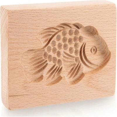 Orion Formička vytlačovaná ryba 10 x 8 cm dřevo