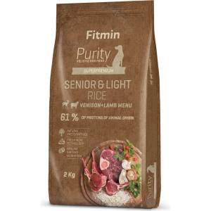 Dibaq Fitmin Purity Senior & Light Venison & Lamb храна за кучета 2 kg