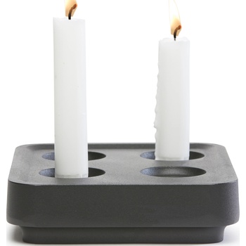 Born in Sweden Свещник Stumpastaken Fyran черен алуминий (7340385-5)