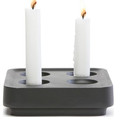 Born in Sweden Свещник Stumpastaken Fyran черен алуминий (7340385-5)