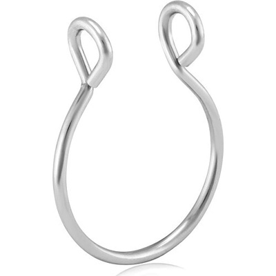 Troli falošný oceľový krúžok septum do nosa VSE6016S-PET