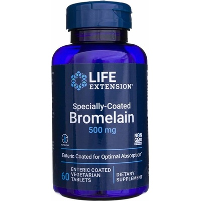 Life Extension Špeciálne obalený bromelaín 500 mg 60 tabliet