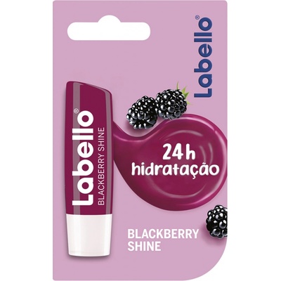Labello Blackberry shine tónovací balzam na pery s černicovou arómou 4,8 g